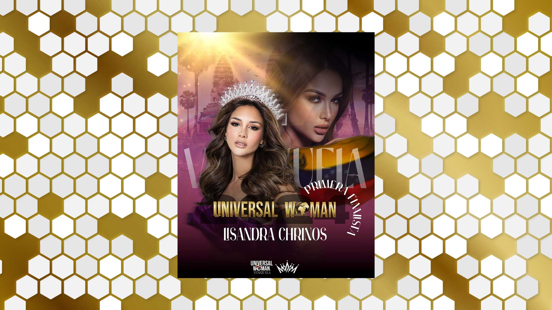Lisandra Chirinos logro obtener el titulo de Primera Finalista en el Universal Woman